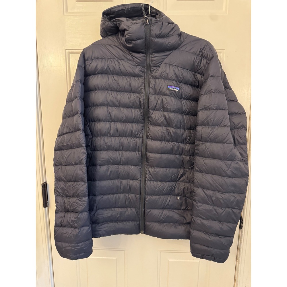 Patagonia Mens Down Sweater Hoody XL Black Puffer Jacket 84702 FA23 NetPlus